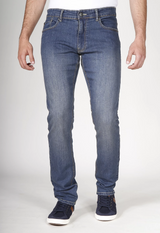 Jeans stretch garzato stone antiinflazione Fibreflex ANTI3 blu Rica Lewis