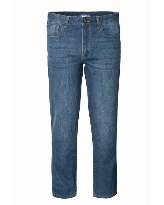 Jeans da lavoro Pop Rossini A00148 regular blu 100% cotone