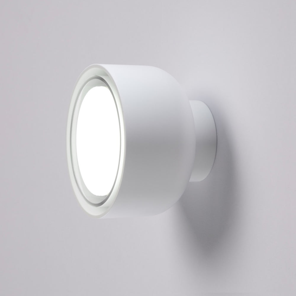 BOTTONE APPLIQUE/PLAFONIERA BIANCO 1X12W LED GX53 VIVIDA PLS002.20.BI