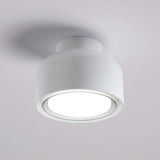 BOTTONE APPLIQUE/PLAFONIERA BIANCO 1X12W LED GX53 VIVIDA PLS002.20.BI