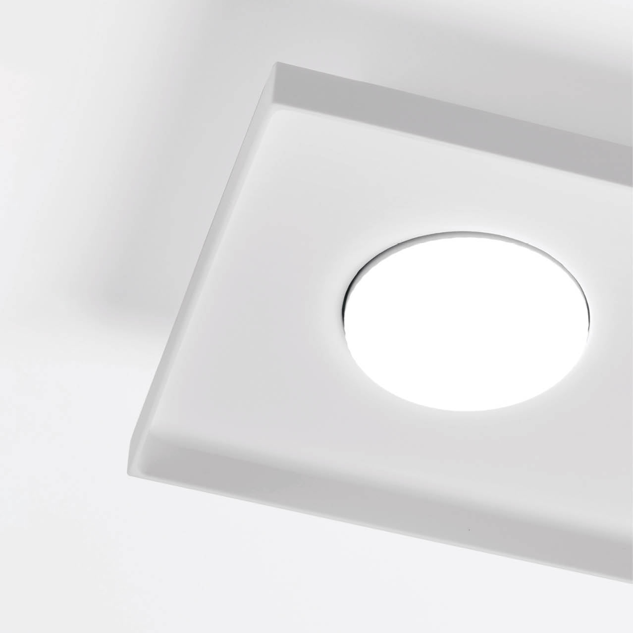 MULTIPOP APPLIQUE/PLAFONIERA SINGOLA BIANCO 1X12W LED GX53 VIVIDA PLS003.20.BI