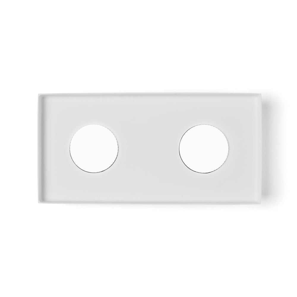 MULTIPOP APPLIQUE/PLAFONIERA DOPPIA BIANCO 2X12W LED GX53 VIVIDA PLS003.21.BI