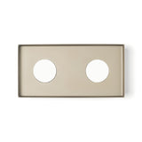 MULTIPOP APPLIQUE/PLAFONIERA DOPPIA SABBIA 2X12W LED GX53 VIVIDA PLS003.21.SA