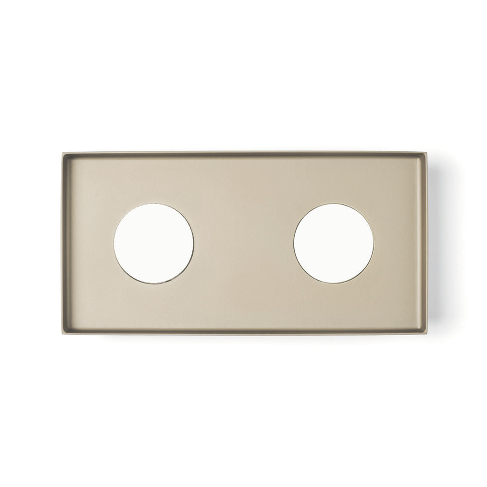 MULTIPOP APPLIQUE/PLAFONIERA DOPPIA SABBIA 2X12W LED GX53 VIVIDA PLS003.21.SA