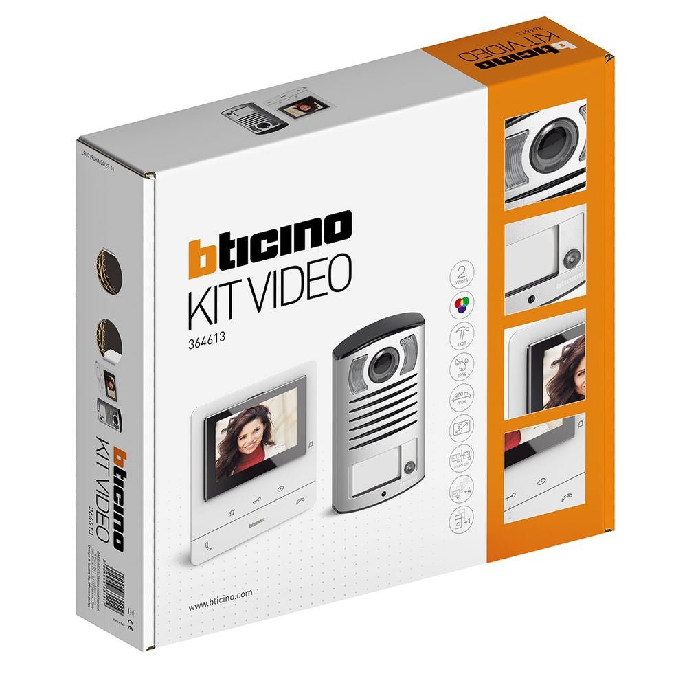364613 Kit video vivavoce monofamiliare Linea 2000 Classe 100V12B Bticino