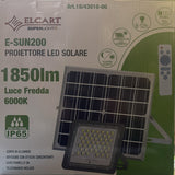 PROIETTORE LED SOLARE E-SUN200 6000K 1850LM 18/43010-00