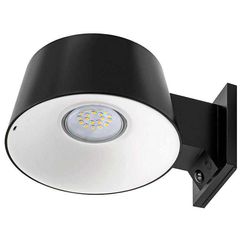 APPLIQUE LED SOLARE E-CLISSE 3000K 1000LM NERA