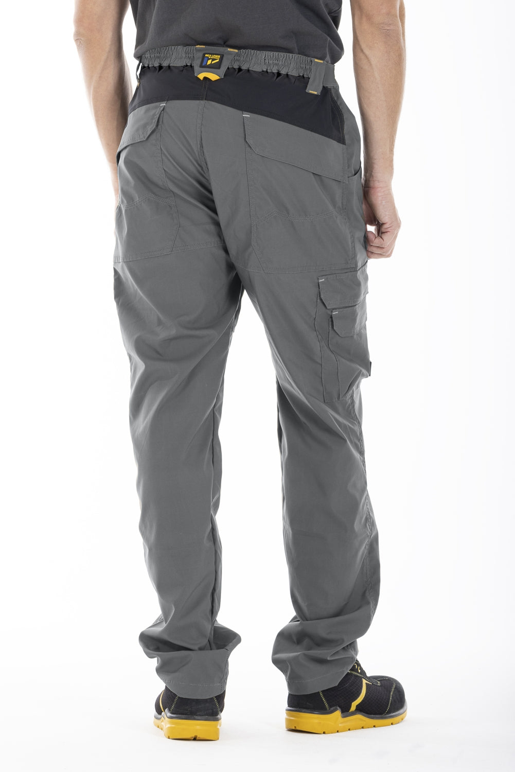 Pantaloni lavoro tecnici multi tasca Fiberflex da uomo LONGTEC Rica Lewis GRIGIO