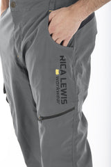 Pantaloni lavoro tecnici multi tasca Fiberflex da uomo LONGTEC Rica Lewis GRIGIO