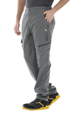 Pantaloni lavoro tecnici multi tasca Fiberflex da uomo LONGTEC Rica Lewis GRIGIO