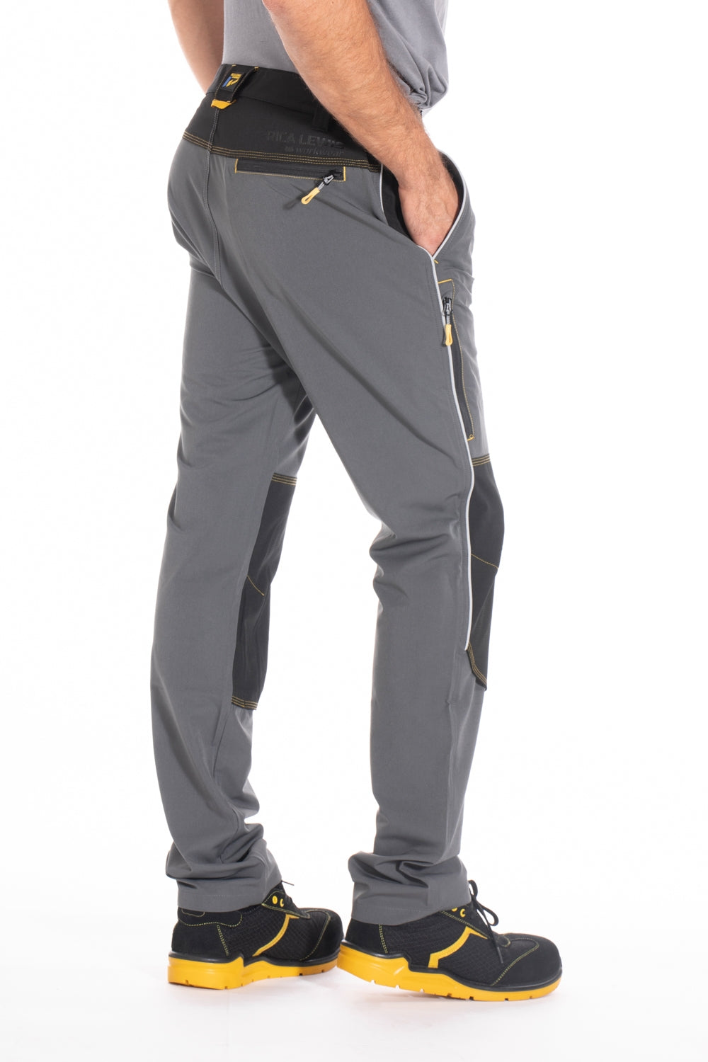Pantalone lavoro outdoor in tessuto tecnico grigio fiberflex WOGTEC Rica Lewis