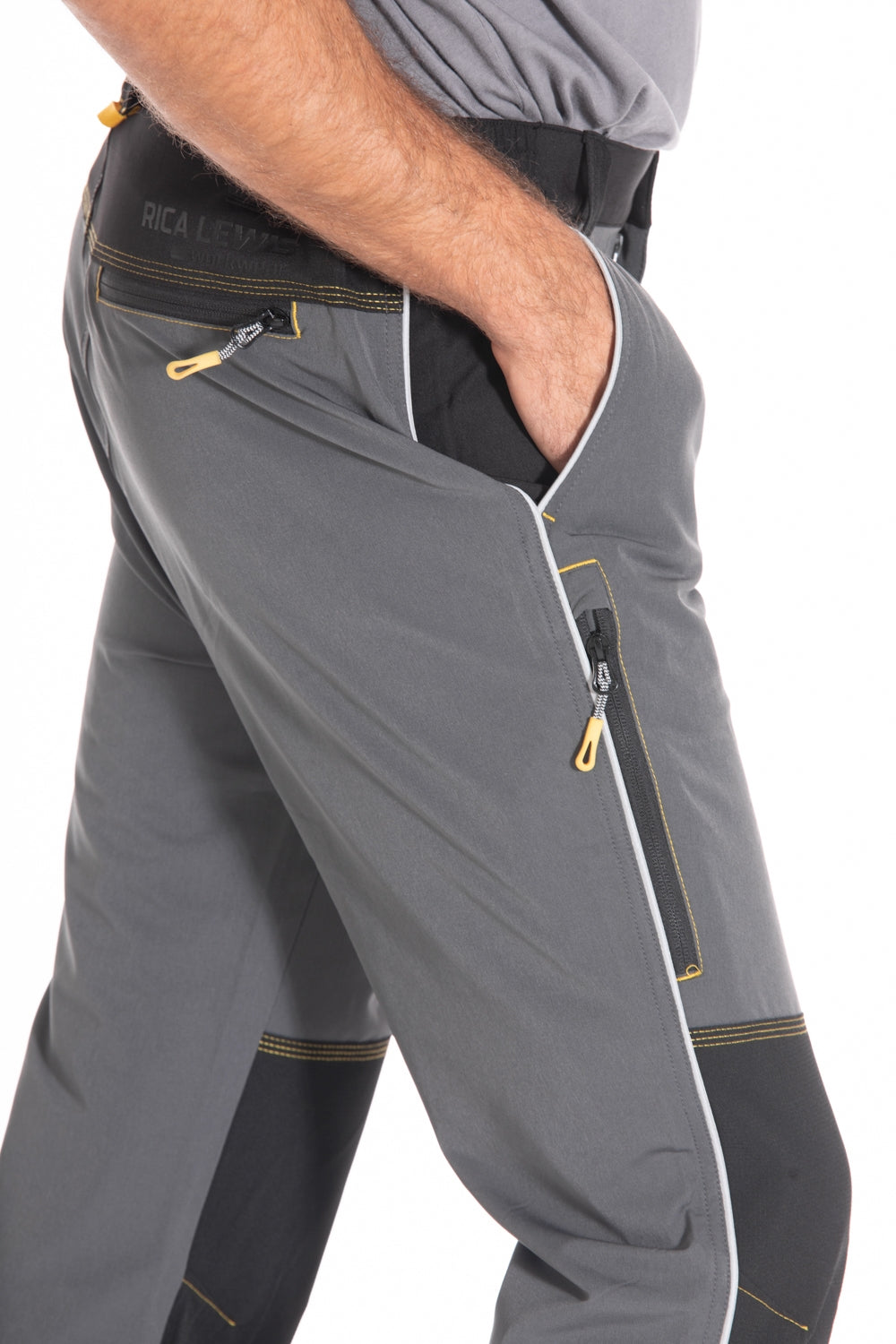 Pantalone lavoro outdoor in tessuto tecnico grigio fiberflex WOGTEC Rica Lewis