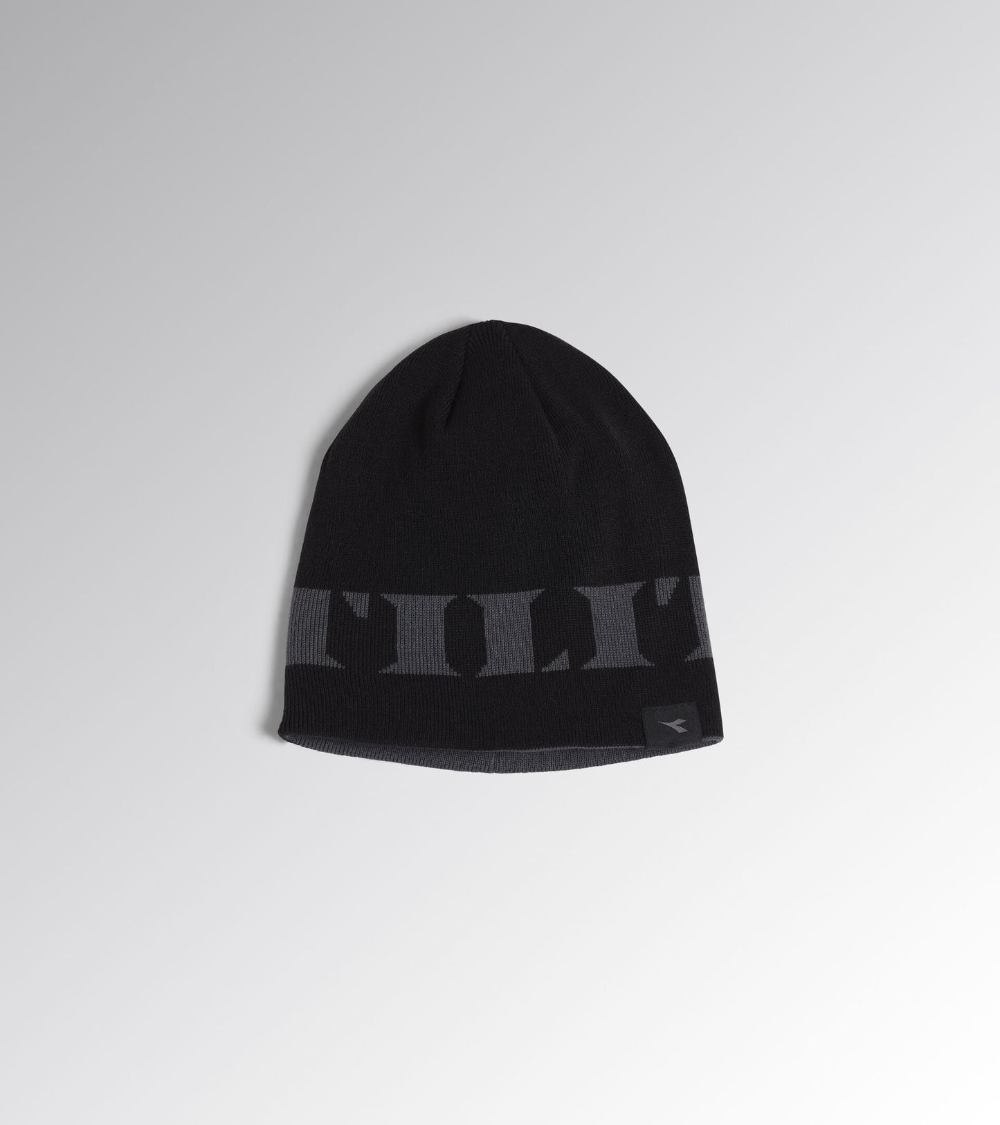 CAPPELLINO INVERNALE REVERSIBILE DIADORA UTILITY WOOL CAP GRAPHIC NERO TG UNICA
