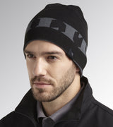 CAPPELLINO INVERNALE REVERSIBILE DIADORA UTILITY WOOL CAP GRAPHIC NERO TG UNICA