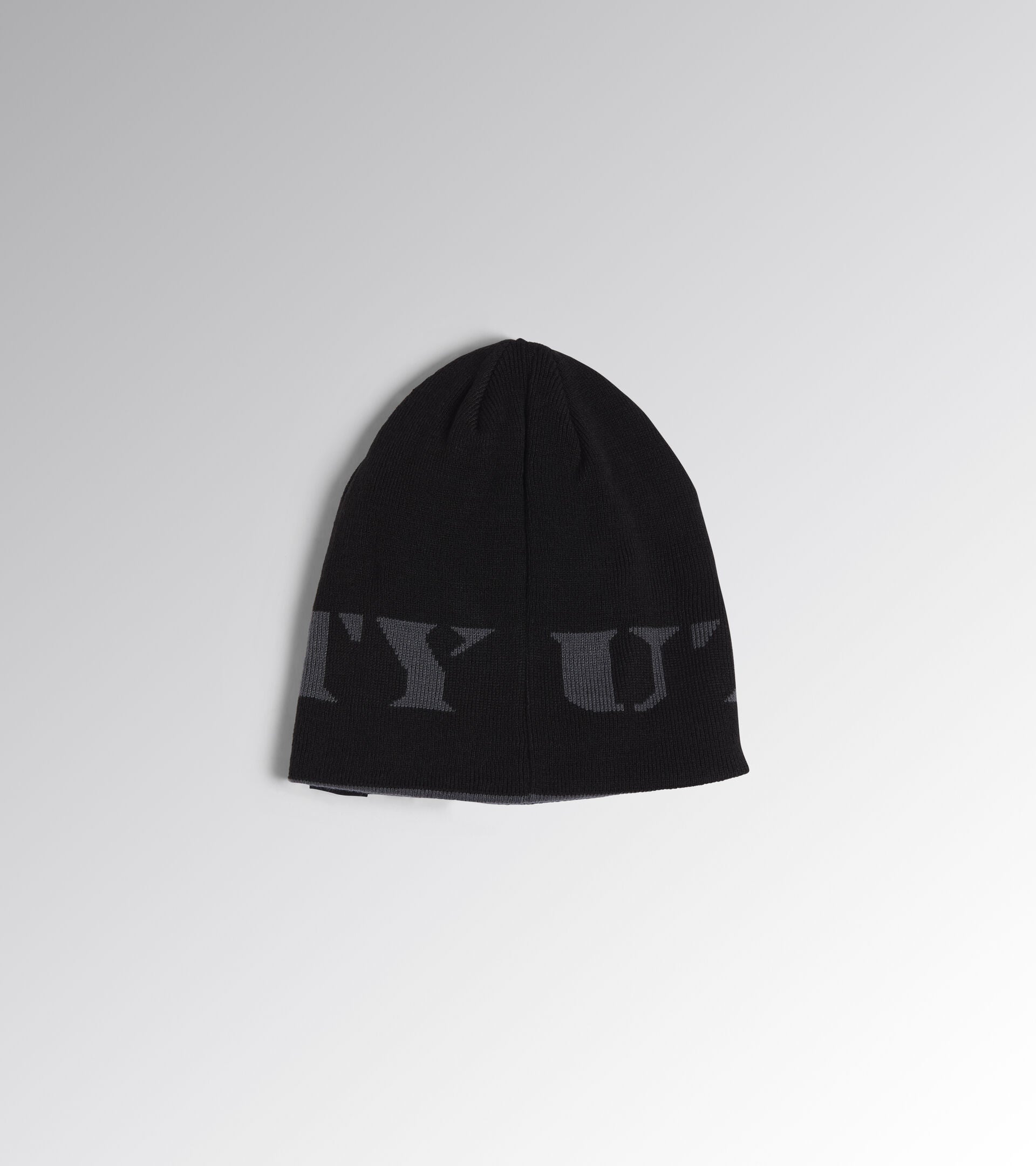 CAPPELLINO INVERNALE REVERSIBILE DIADORA UTILITY WOOL CAP GRAPHIC NERO TG UNICA