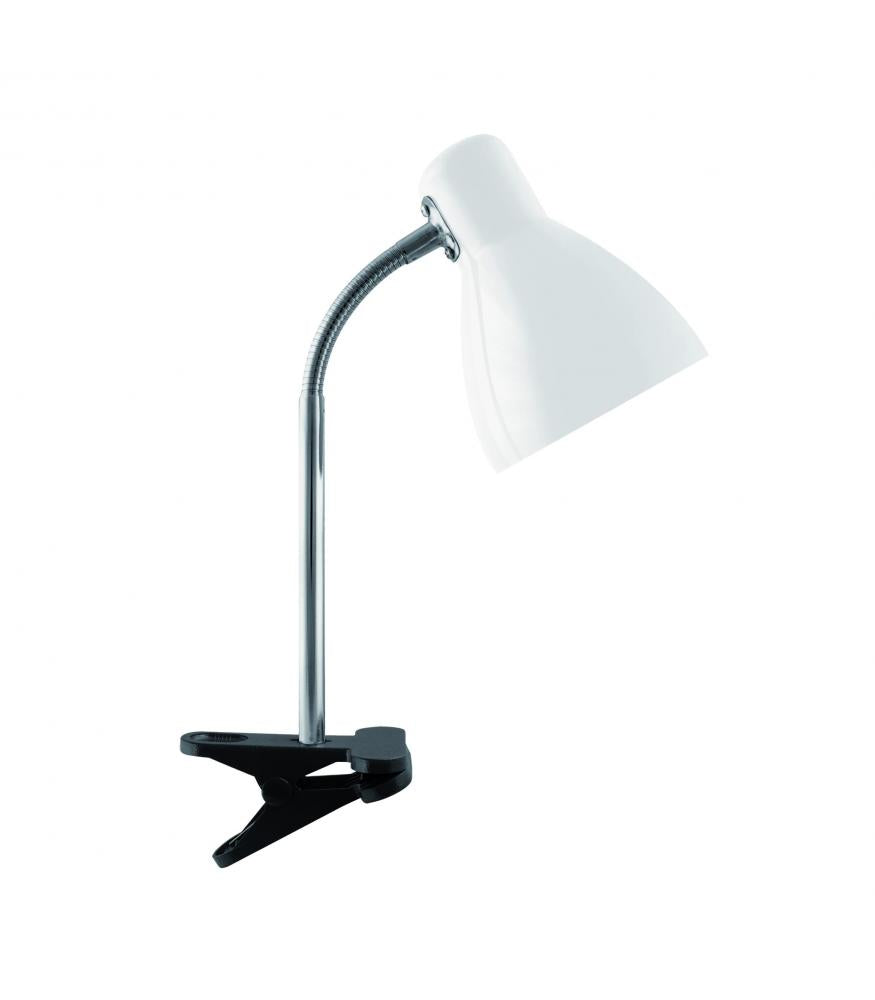 Lampada da tavolo KATI E27 bianco CLIP Strühm 02861