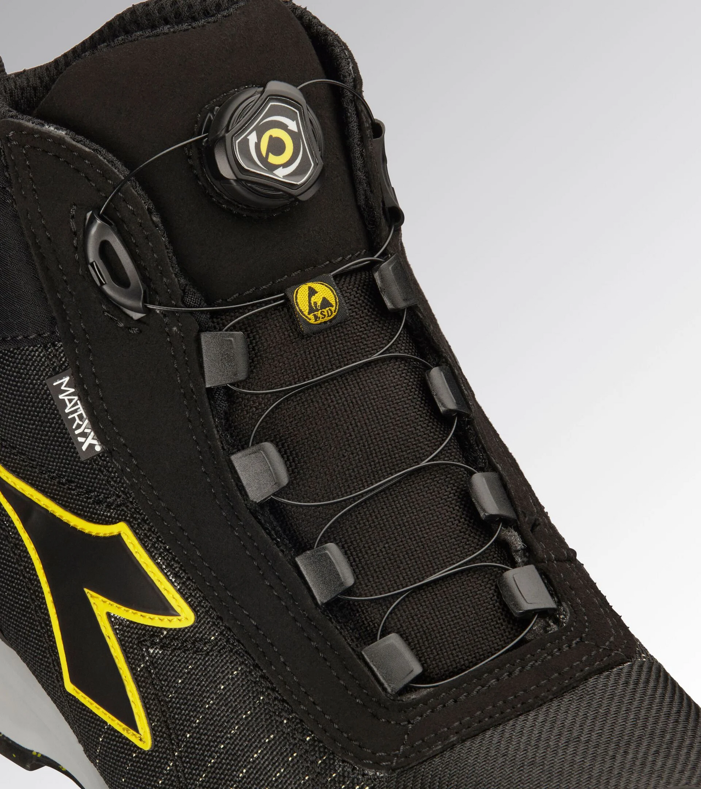Scarpe Antinfortunistiche Diadora GLOVE MDS MTX Q MID S3S FO HRO SR SC ESD Nero