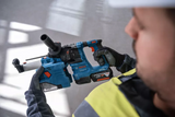 Kit Bosch Professional 18V Trapano avvitatore, Martello perforatore, smerigliatrice angolare, batterie + caricabatterie, borsa