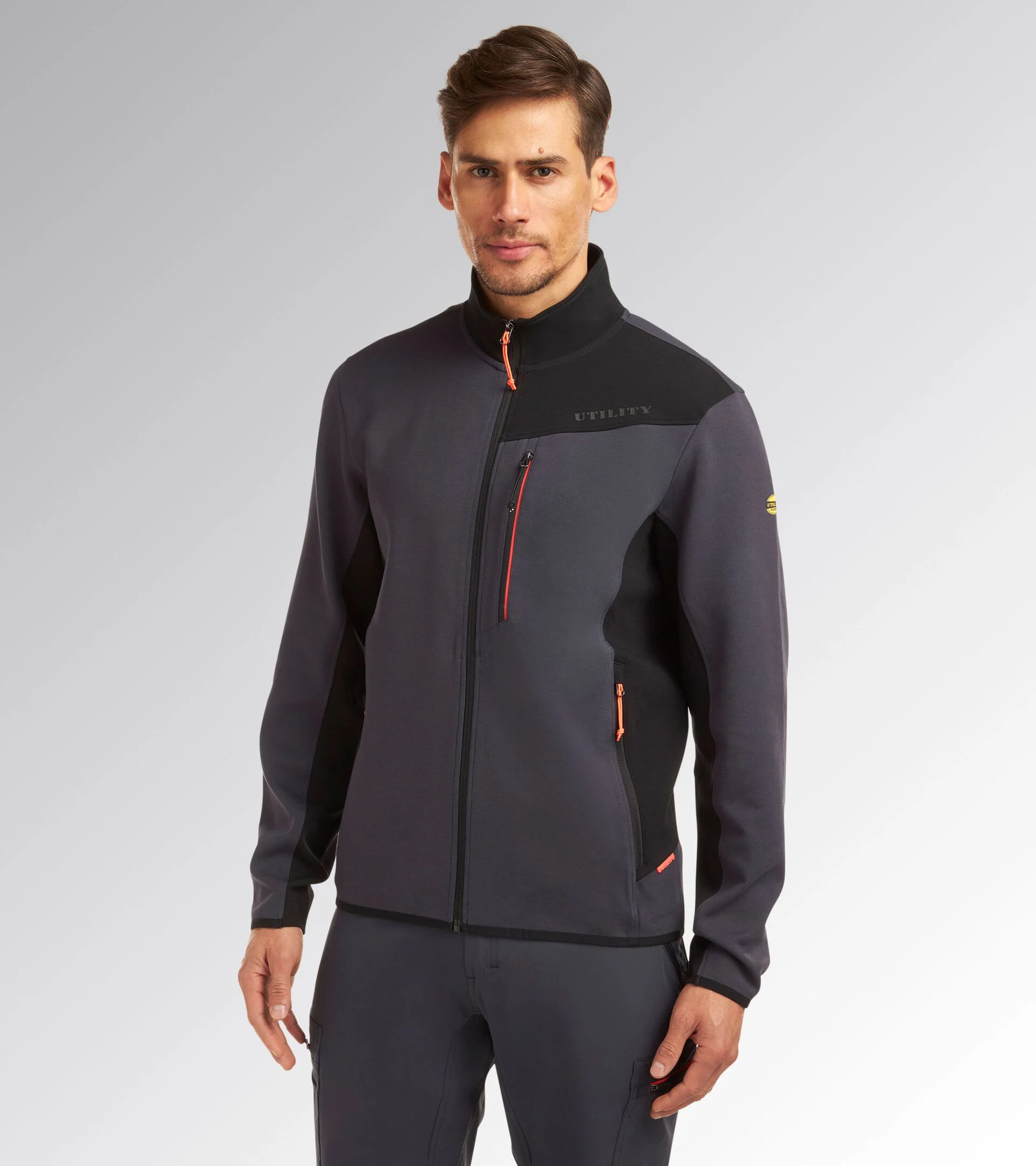 Felpa SWEATSHIRT SHADOW Diadora Utility GRIGIO 182037 75146