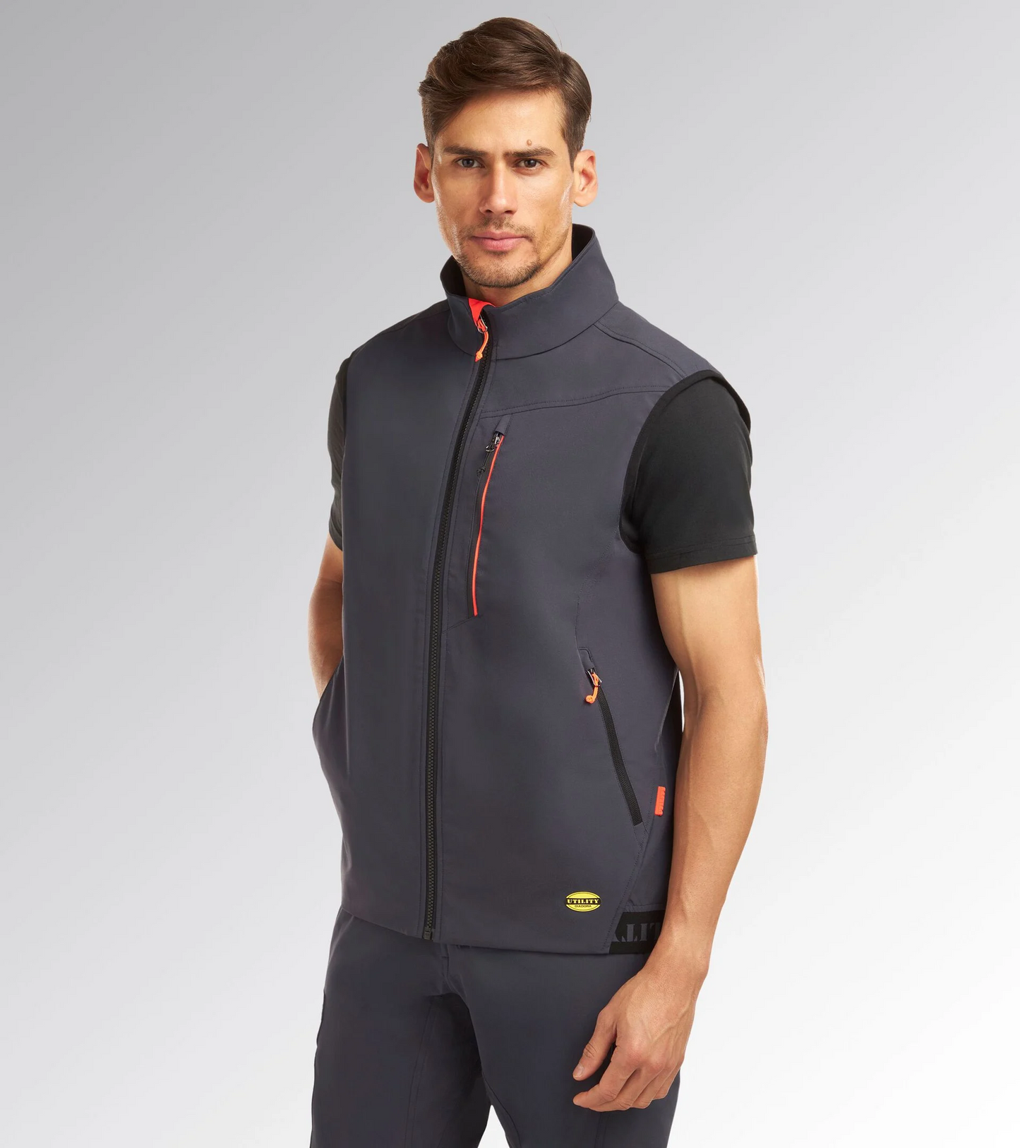 Gilet VEST SHADOW Diadora Utility Grigio 182038 75146