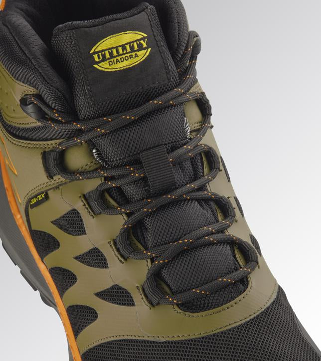Scarpe da lavoro Diadora Utility FREEDOM MID O6 SR nero/verde senza puntale
