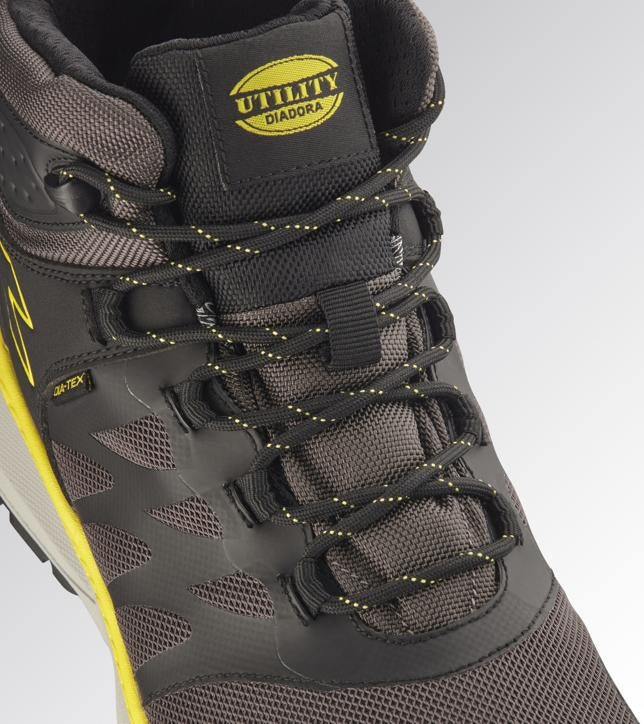 Scarpe da lavoro Diadora Utility FREEDOM MID O6 SR grigio/giallo senza puntale