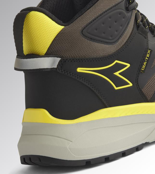Scarpe da lavoro Diadora Utility FREEDOM MID O6 SR grigio/giallo senza puntale