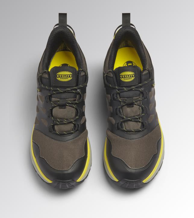 Scarpe da lavoro Diadora Utility FREEDOM LOW O6 SR grigio/giallo senza puntale