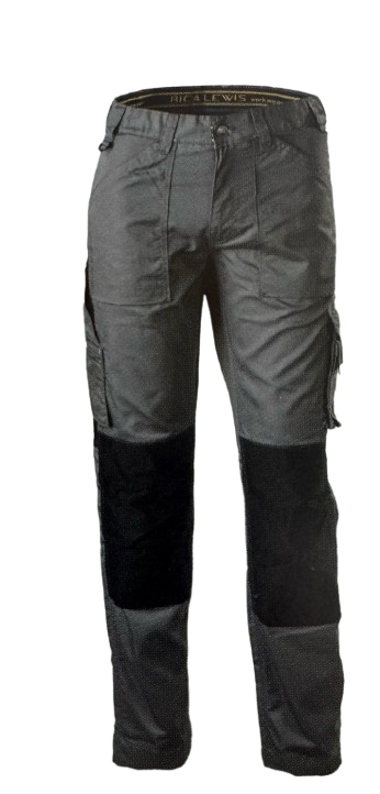 Pantaloni da lavoro MOBILOS  regular fit elasticizzato Rica Lewis GRIGIO