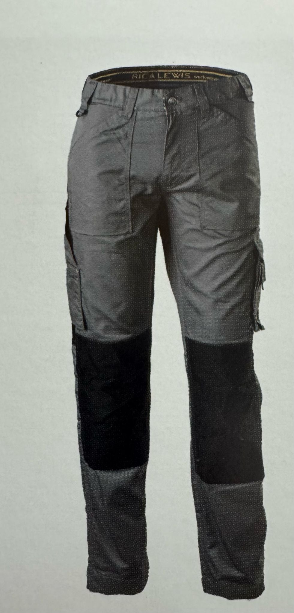 Pantaloni da lavoro MOBILOS  regular fit elasticizzato Rica Lewis GRIGIO