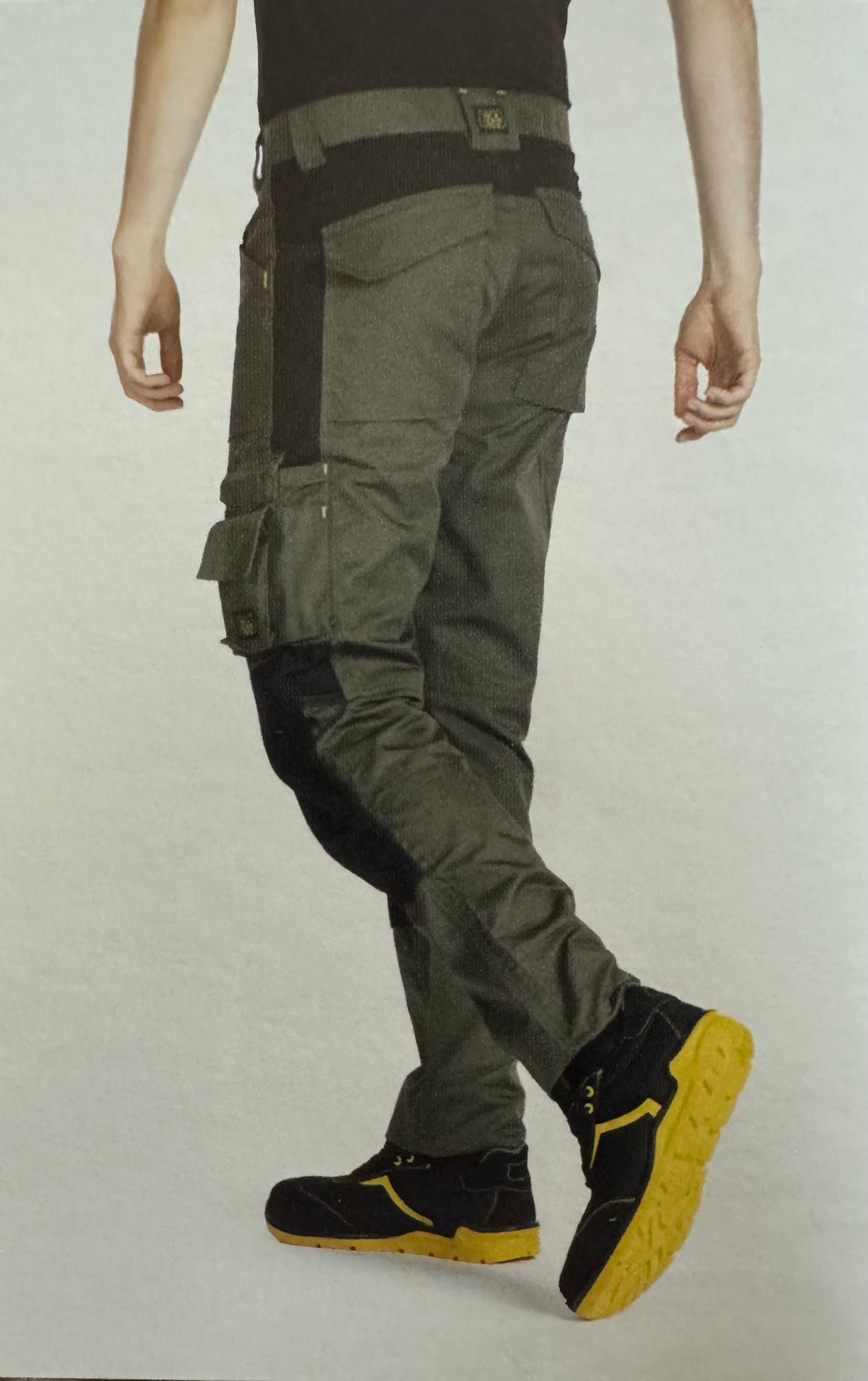 Pantaloni da lavoro MOBILOS  regular fit elasticizzato Rica Lewis GRIGIO