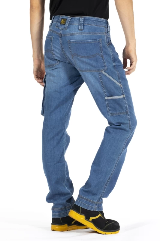 Jeans da lavoro multitasche JOBL Fiberflex denim versione leggera Rica Lewis