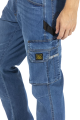 Jeans da lavoro multitasche JOBL Fiberflex denim versione leggera Rica Lewis