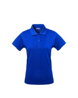 POLO DONNA TAKE TIME ROSSINI in cotone  06 AZZURRO ROYAL con fascia parasudore