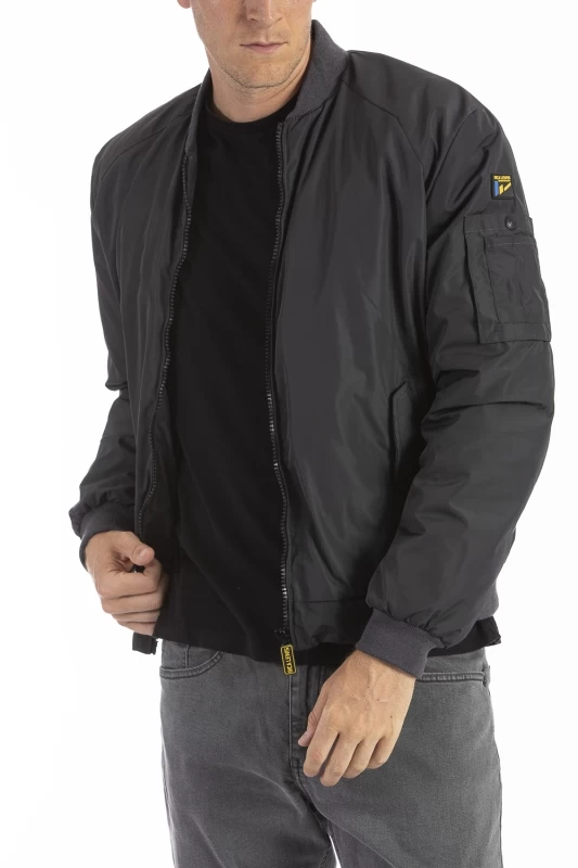 Giubbotto bomber in tessuto resistente MEMPHIS Rica Lewis Nero