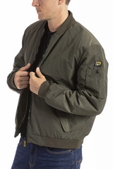 Giubbotto bomber in tessuto resistente MEMPHIS Rica Lewis Verde