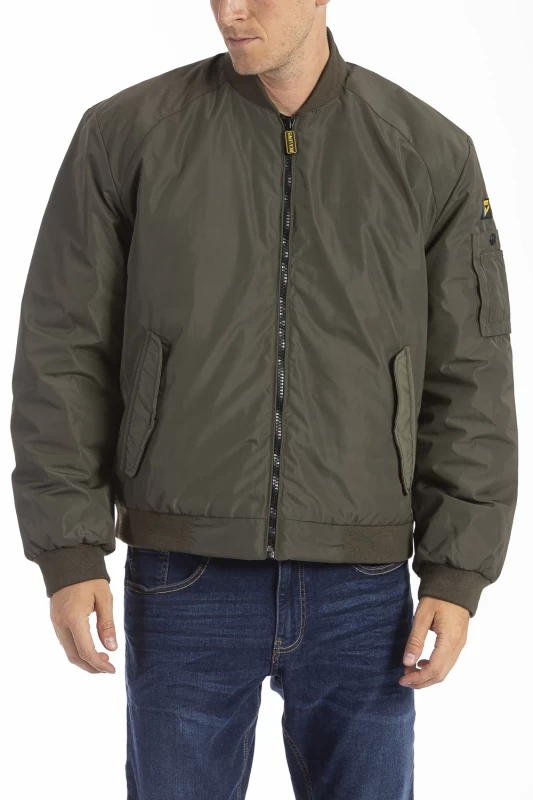 Giubbotto bomber in tessuto resistente MEMPHIS Rica Lewis Verde