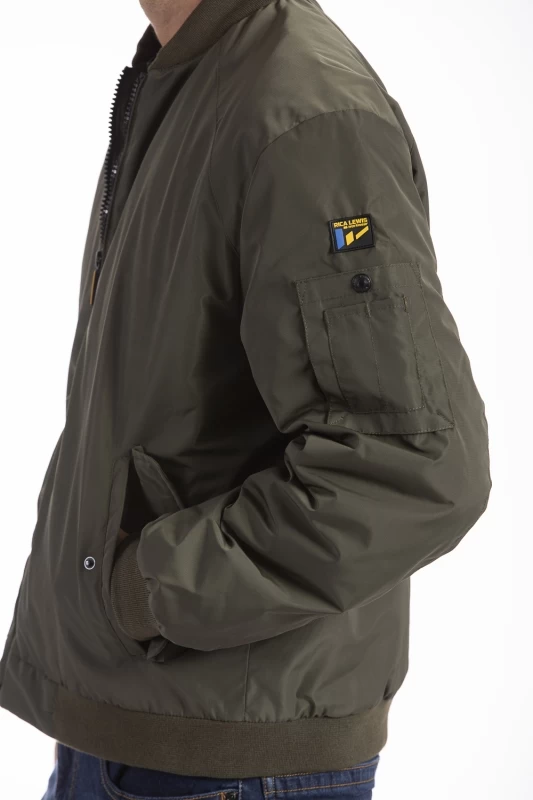 Giubbotto bomber in tessuto resistente MEMPHIS Rica Lewis Verde