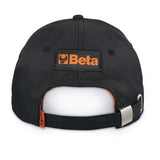 Cappellino Beta nero, design classico con visiera curva