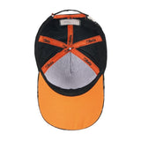 Cappellino Beta nero, design classico con visiera curva