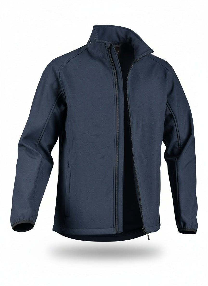 SOFTY Jacket Navy Giacca Softshell - 290g/m² ACTIVE GEAR