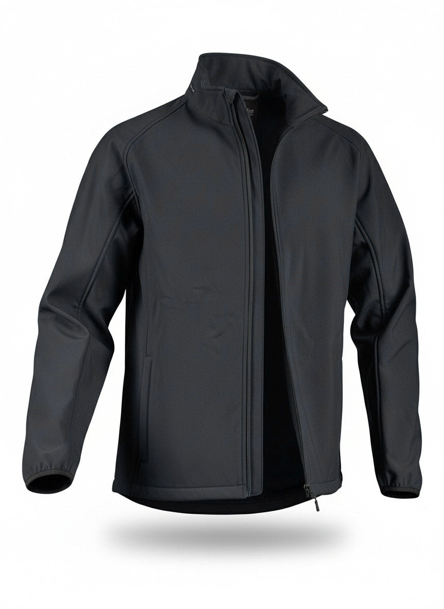 SOFTY Jacket Black Giacca Softshell - 290g/m² ACTIVE GEAR
