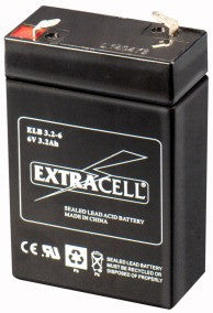 Batteria al Piombo 6V 3.2 Ah Ricaricabile - Extracell