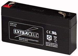 Batteria al Piombo 6V 1.3 Ah Ricaricabile - Extracell