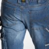 JEANS DA LAVORO ELASTICIZZATI COMFORT FIT STONE WASHED BLU RICA LEWIS JOB