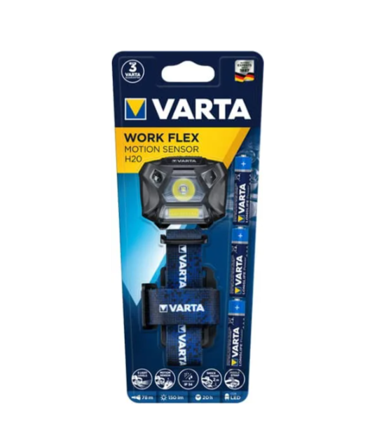Varta Torcia elettrica Headlight nero - 18648101421