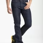 JEANS VESTIBILITÀ REGULAR COMFORT DENIM DARK BLUE BRUT LAVATO RICA LEWIS WORK4