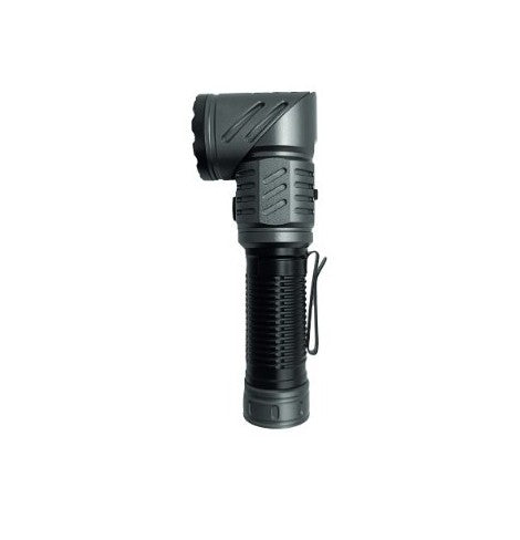 TORCIA LED 500 LUMEN 360 GRADI RICARICABILE POTENTE TATTICA ROTAZIONE 360 GRADI